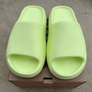 Yeezy Green Glow Slides